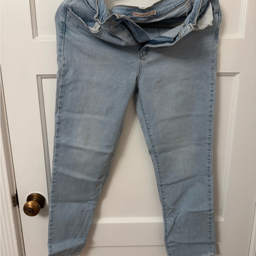 Levi's Women's Light Blue Straight Leg Jeans